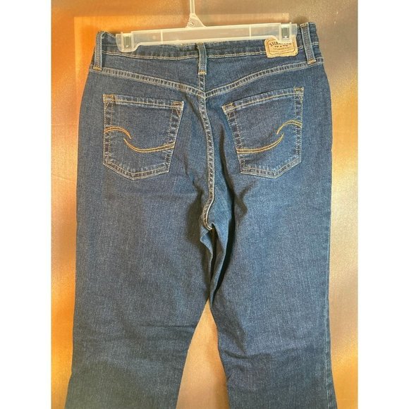 LEVI'S Signature Bootcut Leg Denim Jeans Mid Rise Regular Fit Blue Size 8 B3 - Picture 4 of 5